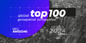 IQGeo受賞-2024-地理空間企業トップ100-GeoAwesome