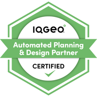 IQGeo-Certified-Automated-planning-and-design-partner-バッジ