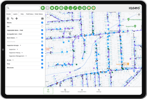IQGeo電気ユーティリティ資産検査