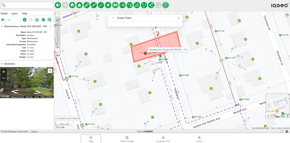 IQGeoネットワーク管理システム-通信-同軸ケーブル障害管理