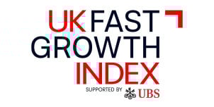 画像は英国急成長指数ロゴを示しています。