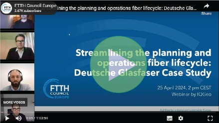 IQGeo-FTTH-ウェビナーwithドイツ・グラスフェーザー
