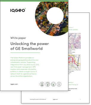 IQGeo でGE smallworld のパワーを解き放つ